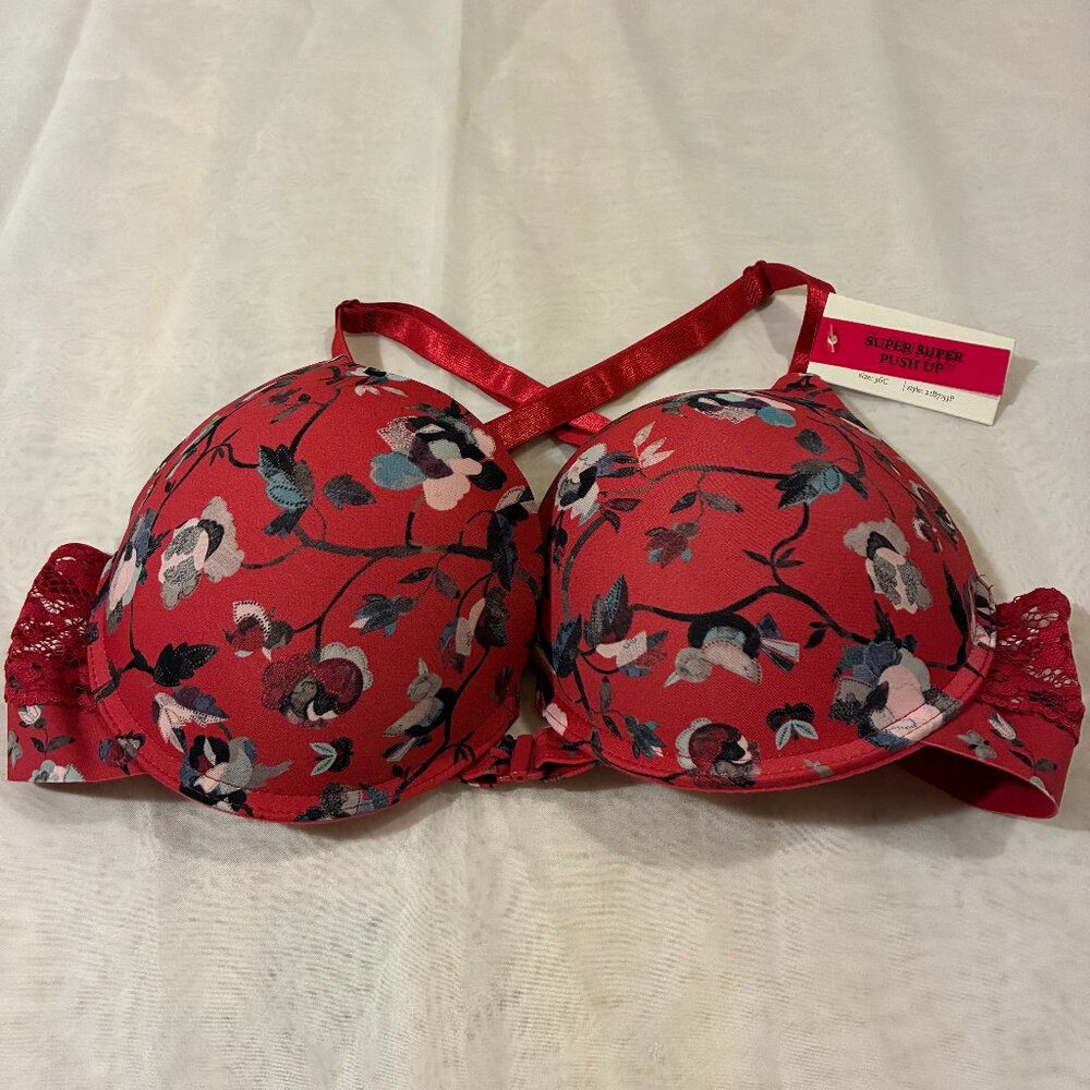 NWT I Lumie 36C Super Push Up Underwire Bra
